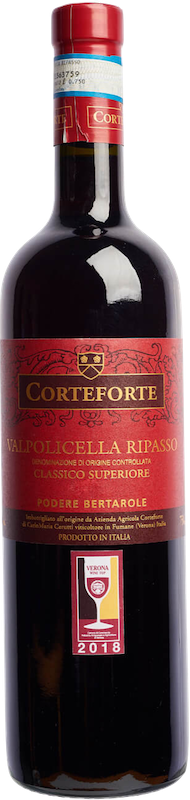Corteforte Podere Bertarole Valpolicella Ripasso Classico Superiore 2016